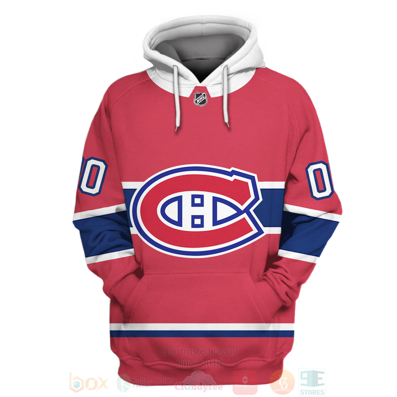 BEST NHL Montreal Canadiens Personalized Full Printing 3D Hoodie, Shirt 3 NHL Montreal Canadiens Personalized 3D Hoodie Shirt 1 2