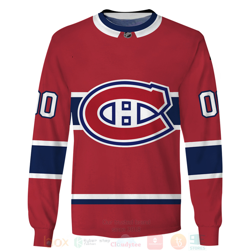 BEST NHL Montreal Canadiens Personalized Full Printing 3D Hoodie, Shirt 5 NHL Montreal Canadiens Personalized 3D Hoodie Shirt 1 2 3 4