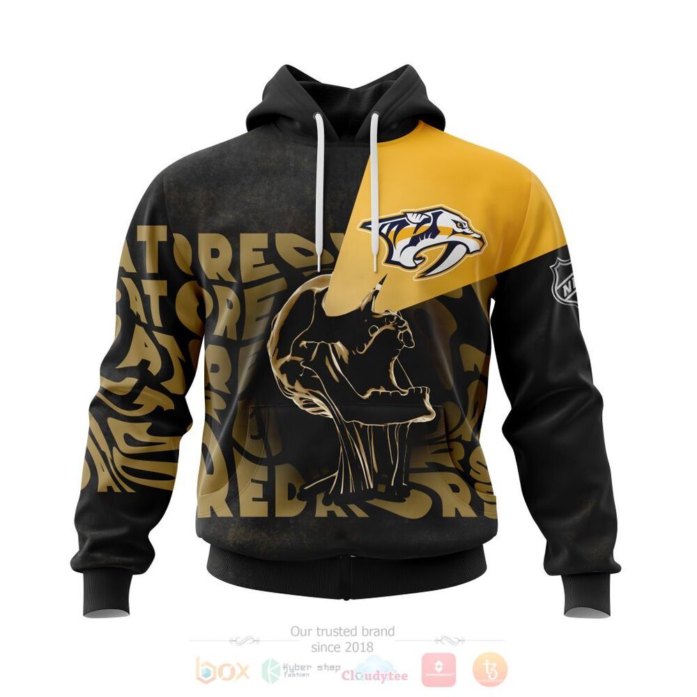 NHL Nashville Predators Specialized Skull Concepts Personalized 3D Hoodie Shirt