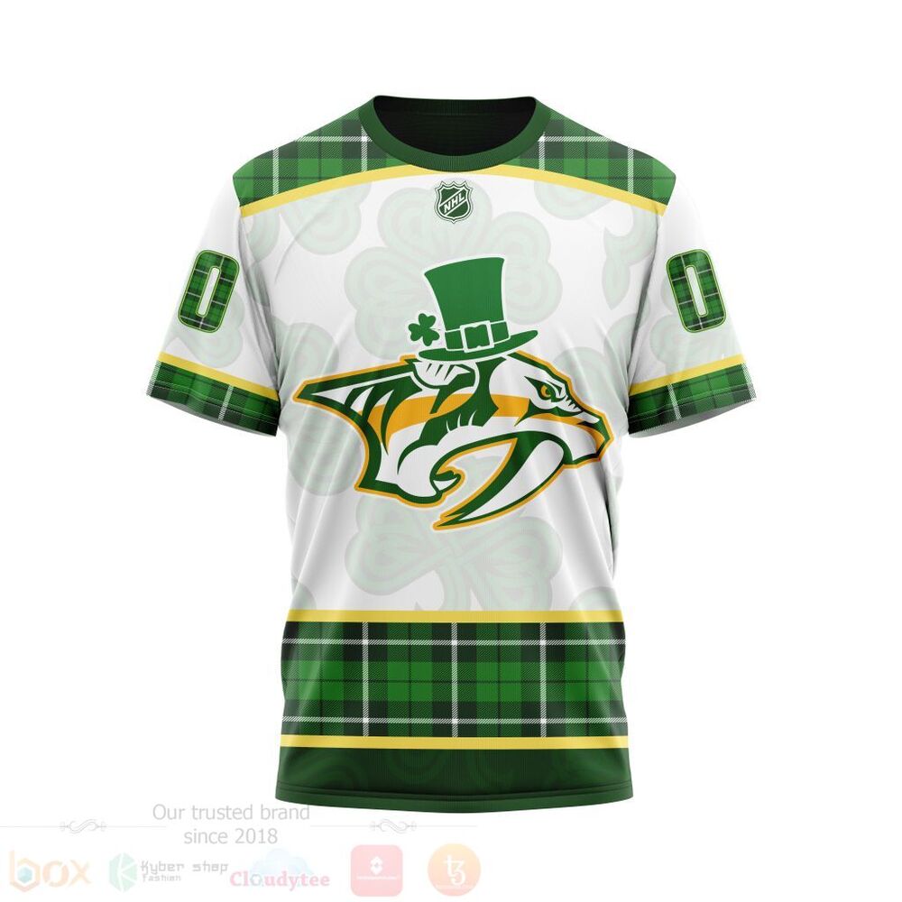 NHL Nashville Predators St Patrick Days Concepts 3D Hoodie Shirt 1 2 3
