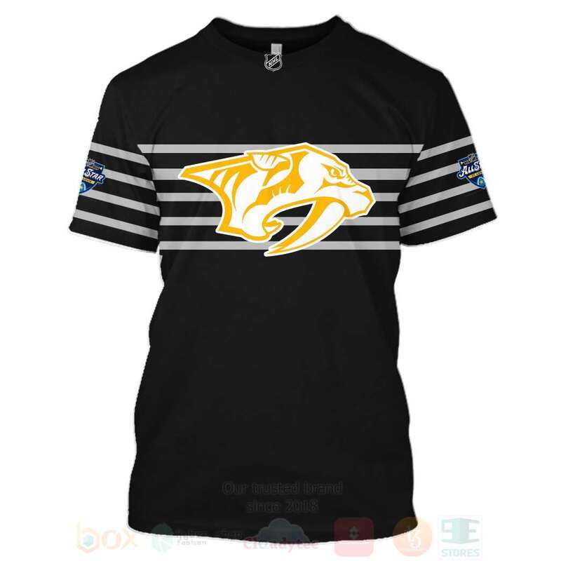 NHL Nashville Predators Team Personalized 3D Hoodie Shirt 1 2 3 4 5 6