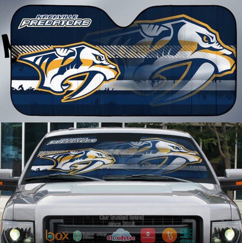 NHL Nashville Predators car sunshade