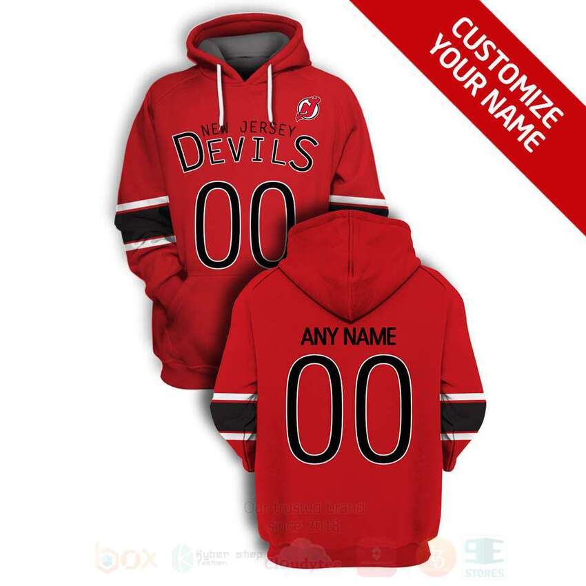 NHL New Jersey Devil Personalized 3D Hoodie Shirt