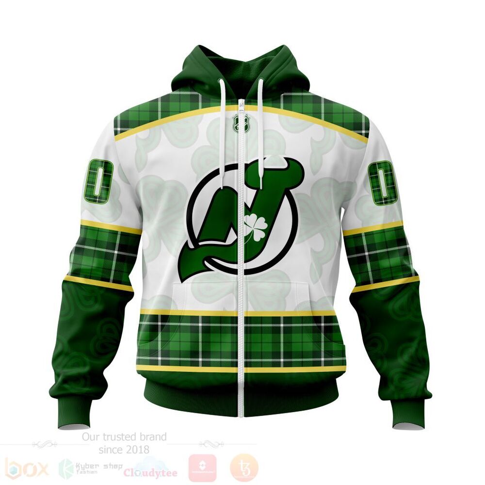 BEST NHL New Jersey Devils St.Patrick Days Concepts All Over Print Custom Hoodie, T-Shirt 2 NHL New Jersey Devils St Patrick Days Concepts 3D Hoodie Shirt 1