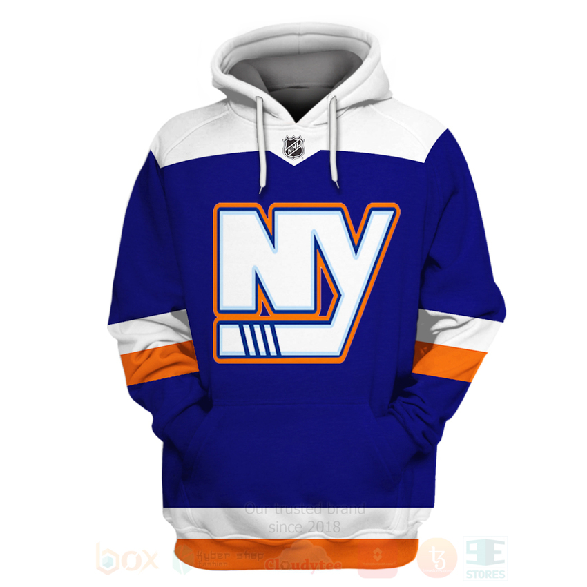 NHL New York Islanders Personalized Blue White 3D Hoodie Shirt