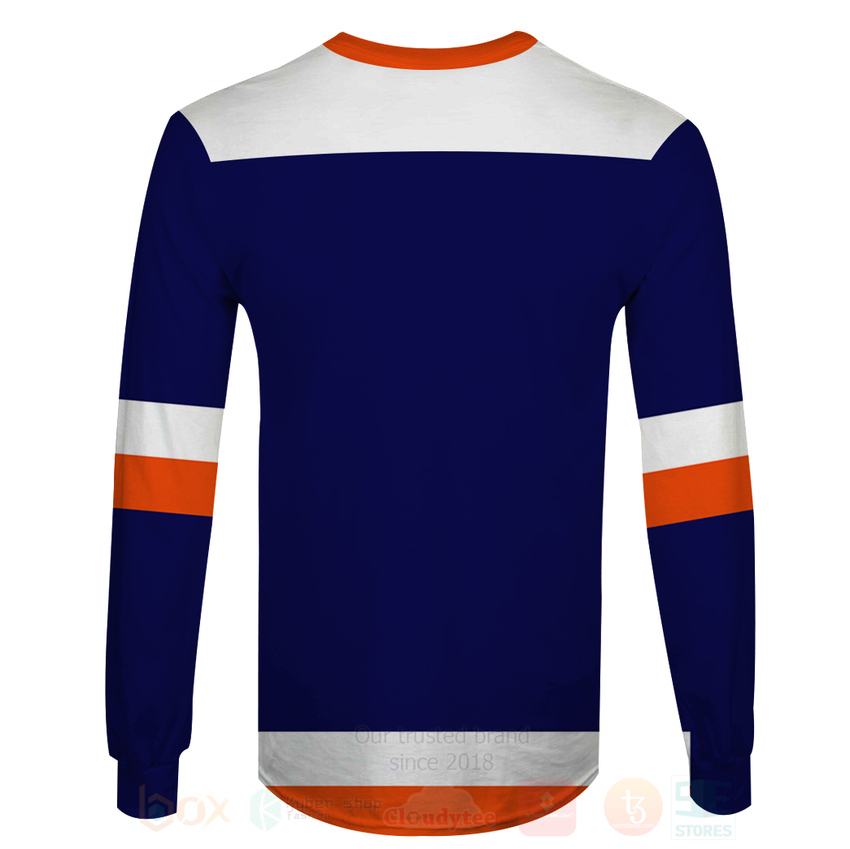 BEST NHL New York Islanders Personalized Custom Blue White Unisex 3D Hoodie, Shirt 6 NHL New York Islanders Personalized Blue White 3D Hoodie Shirt 1 2 3 4 5