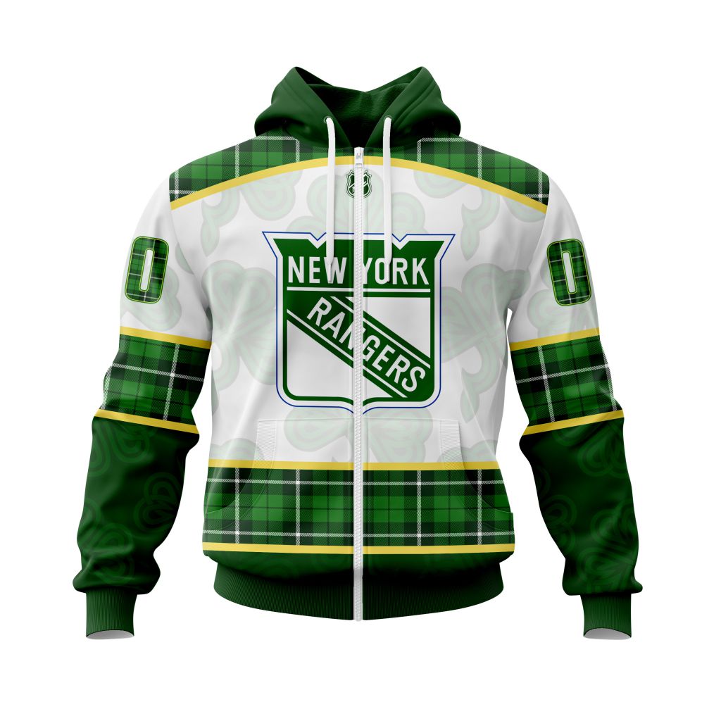NHL New York Rangers St Patrick Days Concepts 3D Hoodie Shirt 1