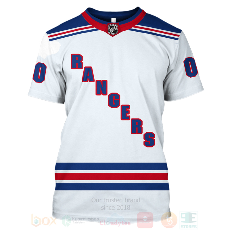 NHL New York Rangers Team Personalized 3D Hoodie Shirt 1 2 3 4 5 6
