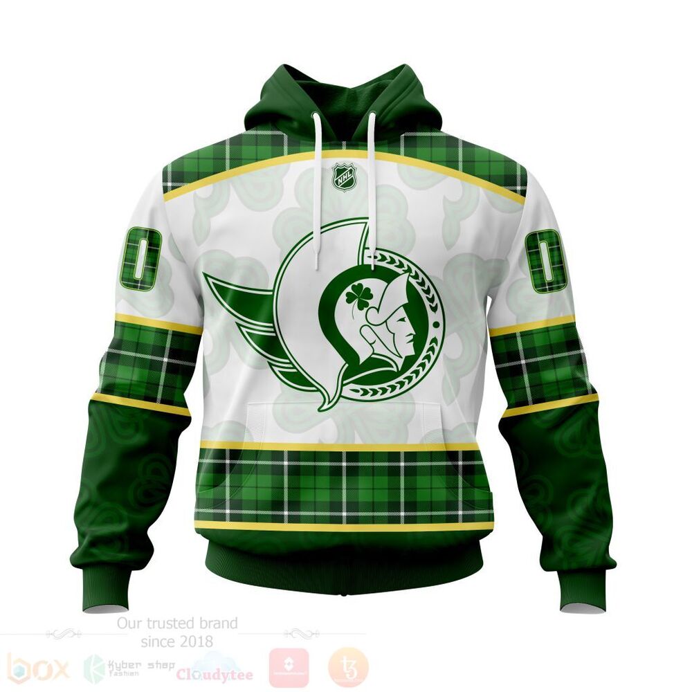 NHL Ottawa Senators St Patrick Days Concepts 3D Hoodie Shirt