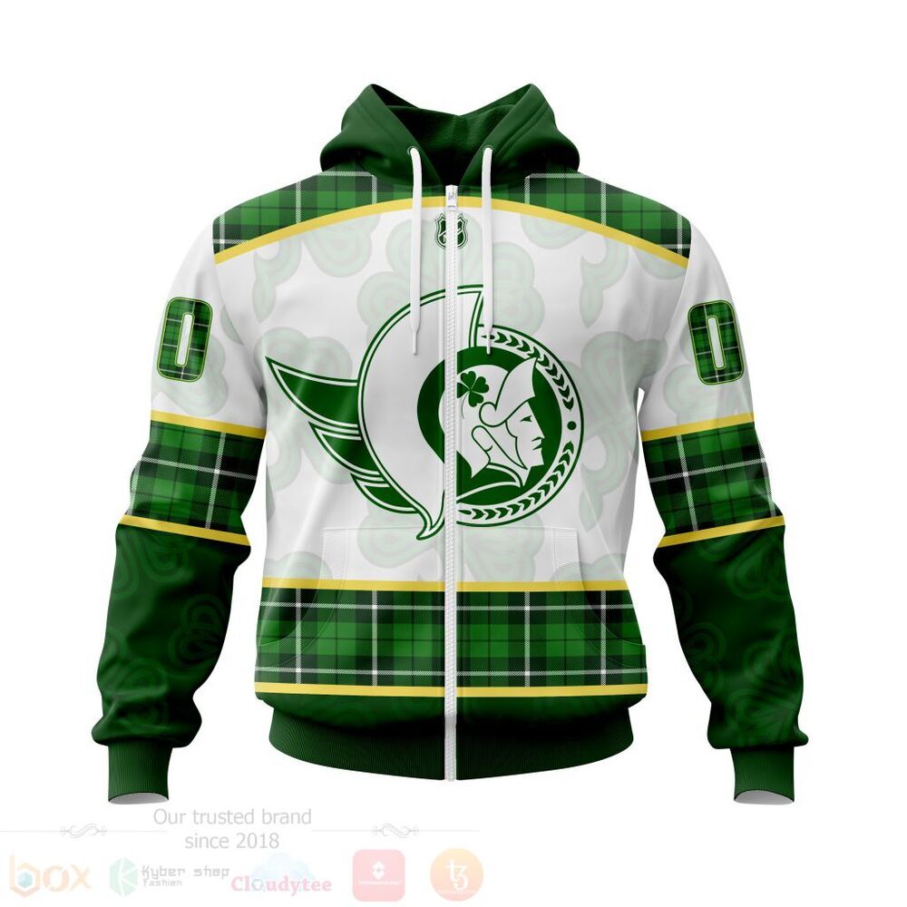 BEST NHL Ottawa Senators St.Patrick Days Concepts All Over Print Custom Hoodie, T-Shirt 2 NHL Ottawa Senators St Patrick Days Concepts 3D Hoodie Shirt 1