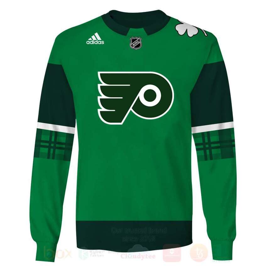 BEST NHL Philadelphia Flyers Personalized Custom Green Unisex 3D Hoodie, Shirt 5 NHL Philadelphia Flyers Personalized Green 3D Hoodie Shirt 1 2 3 4
