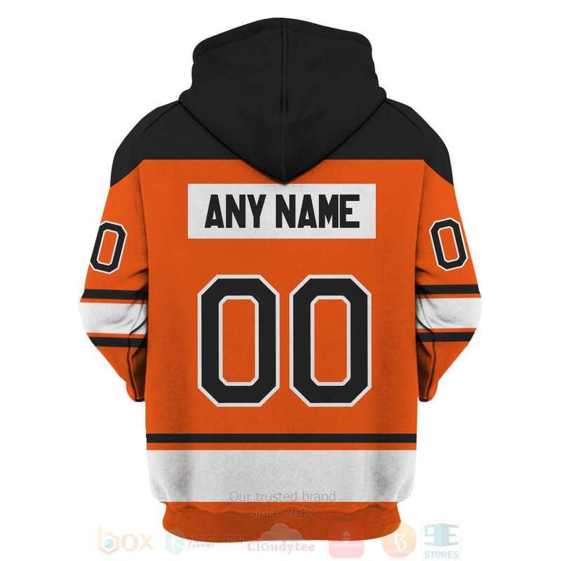 BEST NHL Philadelphia Flyers Personalized Light Orange Full Printing 3D Hoodie, Shirt 4 NHL Philadelphia Flyers Personalized Light Orange 3D Hoodie Shirt 1 2 3