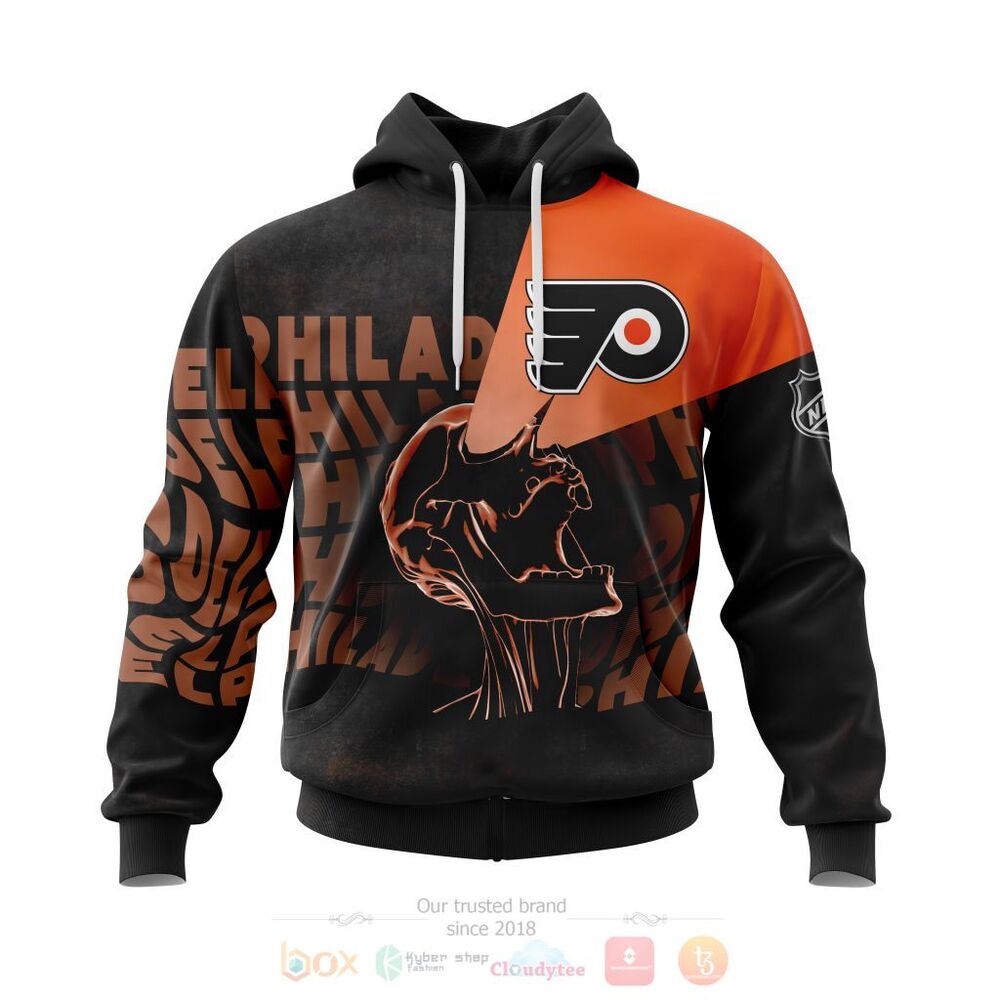NHL Philadelphia Flyers Specialized Skull Concepts Personalized 3D Hoodie Shirt
