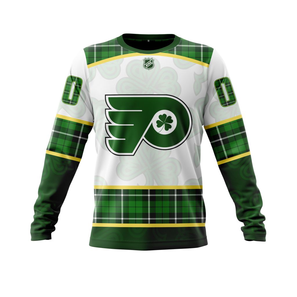BEST NHL Philadelphia Flyers St.Patrick Days Concepts All Over Print Custom Hoodie, T-Shirt 6 NHL Philadelphia Flyers St Patrick Days Concepts 3D Hoodie Shirt 1 2