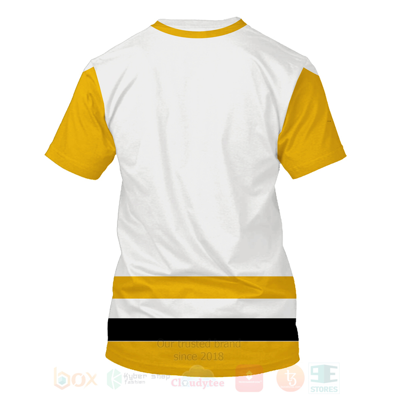 NHL Pittsburgh Penguins Team Yellow White 3D Hoodie Shirt 1 2 3 4 5 6