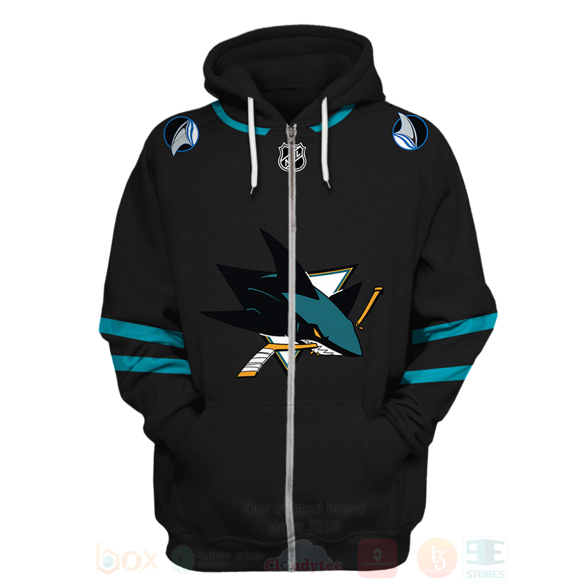 BEST NHL San Jose Sharks Unisex 3D Hoodie, Shirt 16 NHL San Jose Sharks 3D Hoodie Shirt
