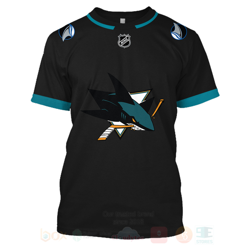 BEST NHL San Jose Sharks Unisex 3D Hoodie, Shirt 6 NHL San Jose Sharks 3D Hoodie Shirt 1 2 3 4 5
