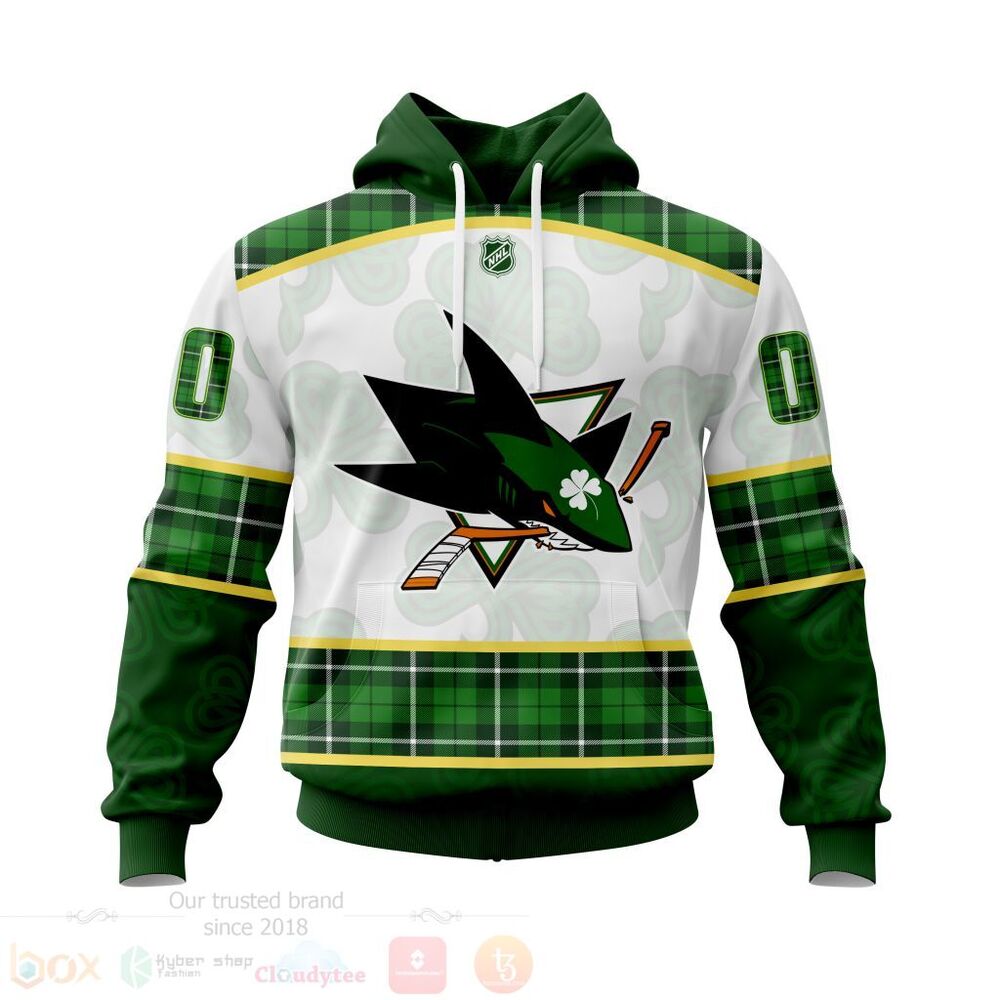 NHL San Jose Sharks St Patrick Days Concepts 3D Hoodie Shirt