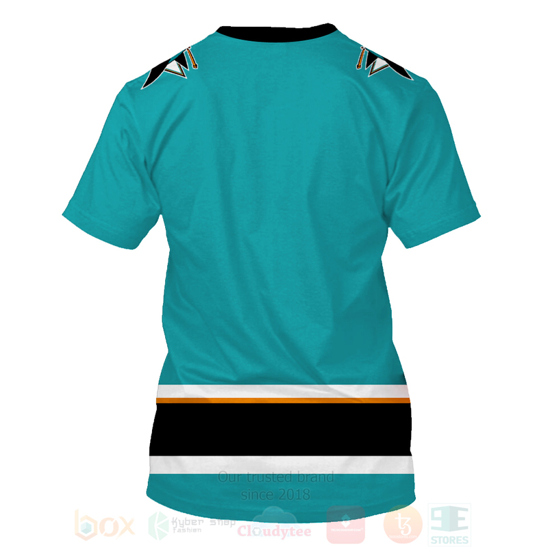 BEST NHL San Jose Sharks Team Blue Unisex 3D Hoodie, Shirt 7 NHL San Jose Sharks Team Blue 3D Hoodie Shirt 1 2 3 4 5 6