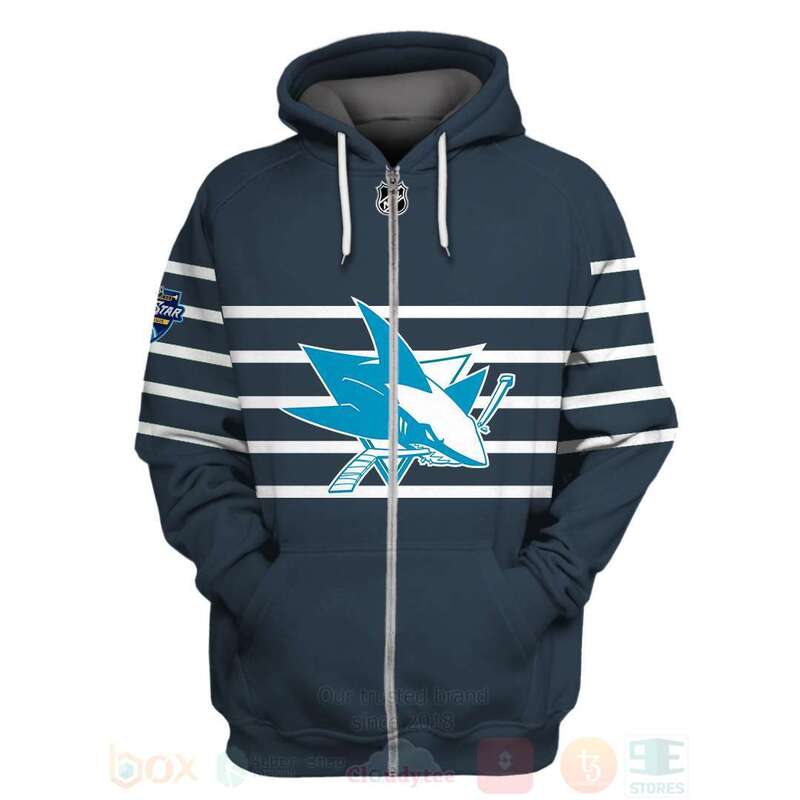 BEST NHL San Jose Sharks Team Personalized Unisex 3D Hoodie, Shirt 2 NHL San Jose Sharks Team Personalized 3D Hoodie Shirt 1