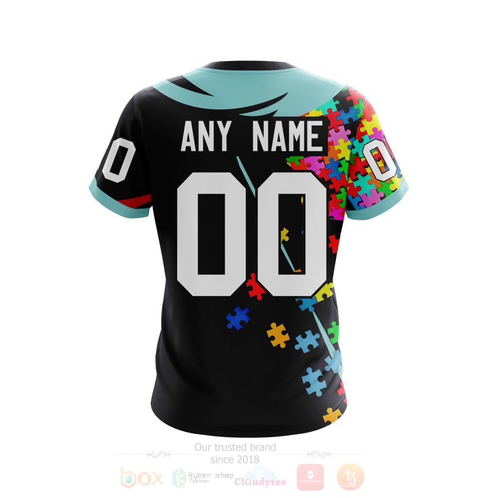 BEST NHL Seattle Kraken Autism Awareness Ver2 Personalized All Over Print Custom Hoodie, T-Shirt 7 NHL Seattle Kraken Autism Awareness Ver2 Personalized 3D Hoodie Shirt 1 2 3 4 5 6