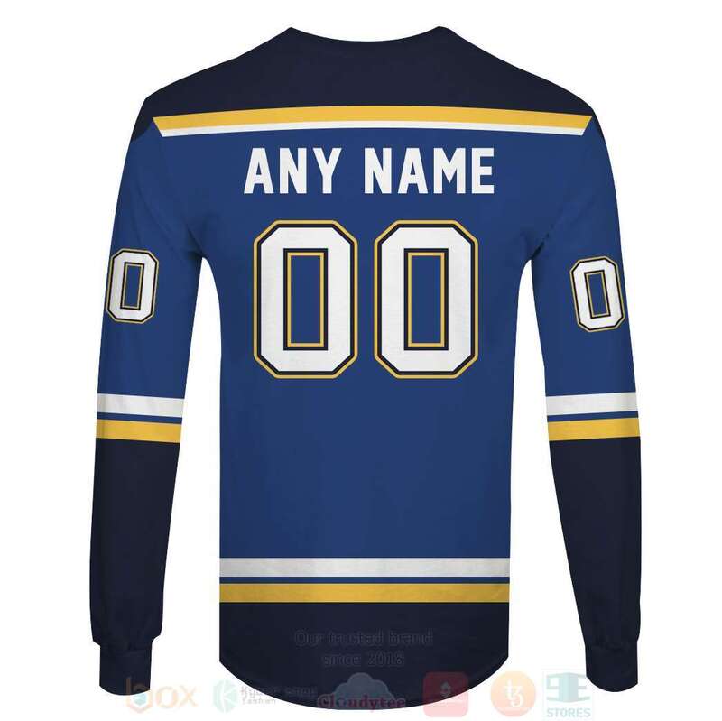NHL St Louis Blues Personalized 3D Hoodie Shirt 1 2 3 4 5