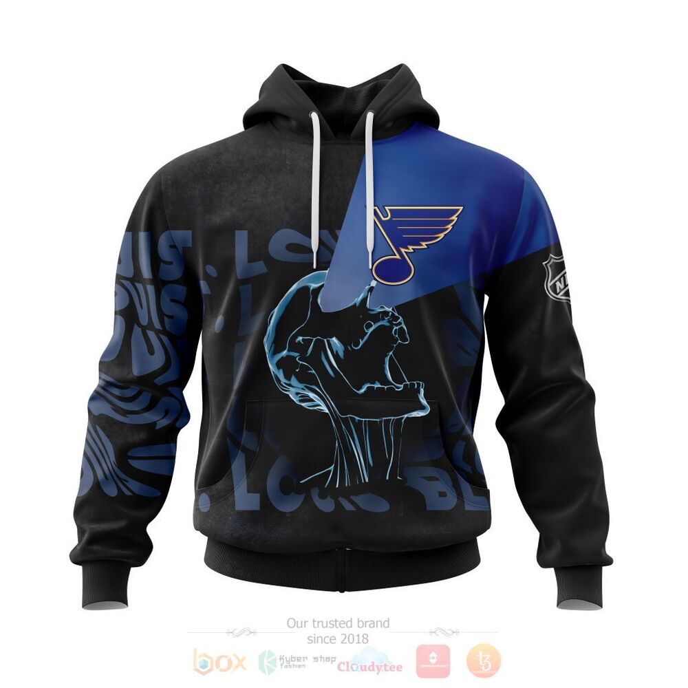 NHL St Louis Blues Specialized Skull Concepts Personalized 3D Hoodie Shirt
