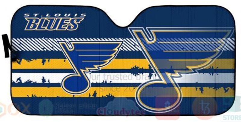 NHL St Louis Blues Universal Auto Car Sun Shade 1