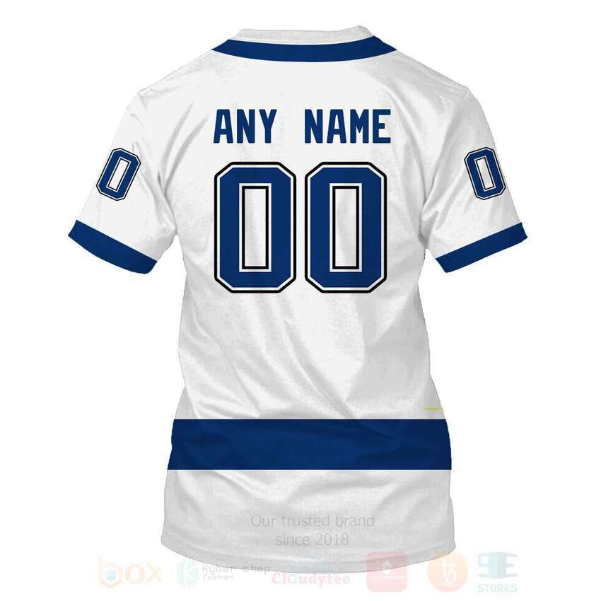 NHL Tampa Bay Lightning Personalized White 3D Hoodie Shirt 1 2 3 4 5 6 7