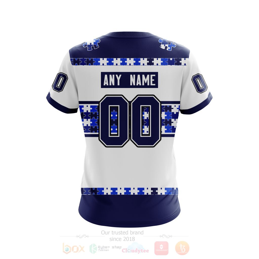 NHL Toronto Maple Leafs Autism Awareness Ver3 Personalized 3D Hoodie Shirt 1 2 3 4 5 6