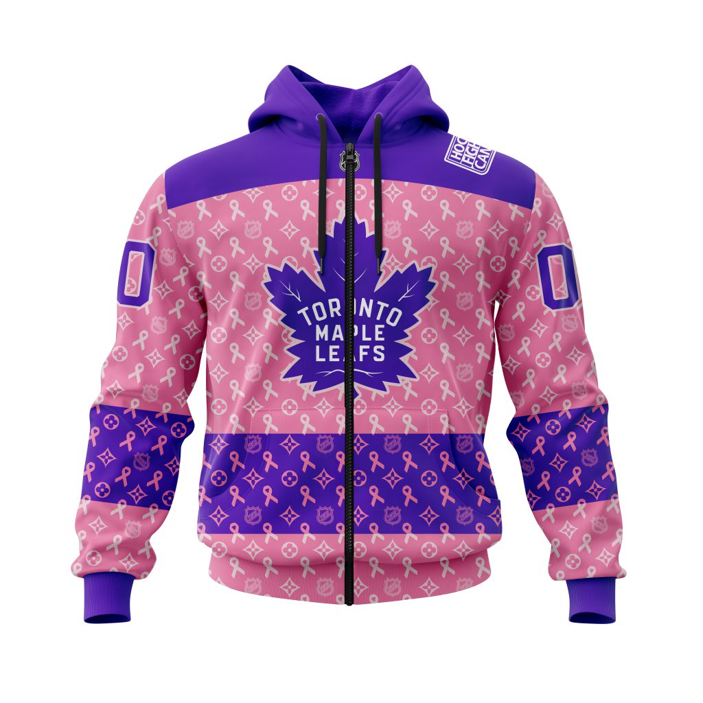 BEST NHL Toronto Maple Leafs Fights Cancer Jersey Personalized 3D Hoodie, T-Shirt 2 NHL Toronto Maple Leafs Fights Cancer Jersey Personalized 3D Hoodie Shirt 1