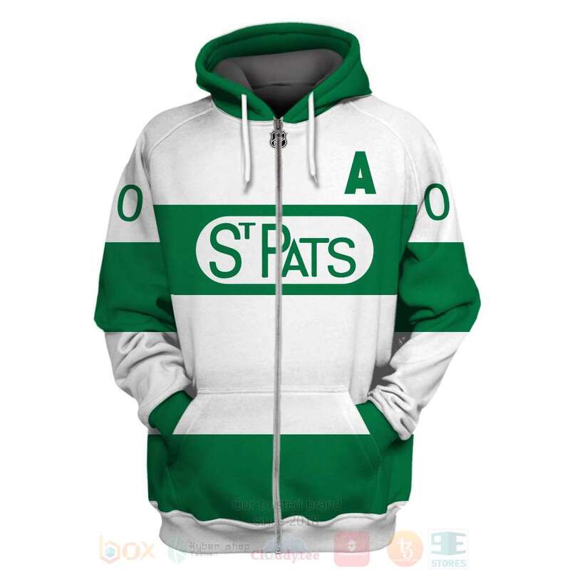 BEST NHL Toronto St Patricks Personalized Green Full Printing 3D Hoodie, Shirt 2 NHL Toronto St Patricks Personalized Green 3D Hoodie Shirt 1