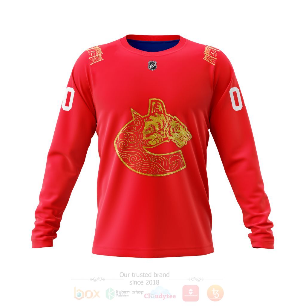 BEST NHL Vancouver Canucks Lunar New Year Personalized All Over Print Custom Hoodie, T-Shirt 3 NHL Vancouver Canucks Lunar New Year Personalized 3D Hoodie Shirt 1 2