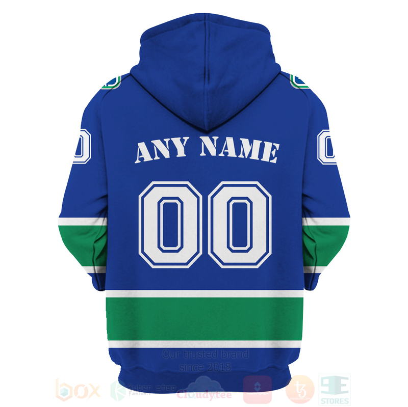 BEST NHL Vancouver Canucks Team Personalized Blue Unisex 3D Hoodie, Shirt 3 NHL Vancouver Canucks Team Personalized Blue 3D Hoodie Shirt 1 2