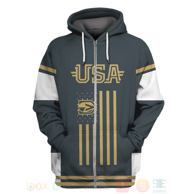 BEST NHL Vegas Golden Knights Team Personalized Grey Unisex 3D Hoodie, Shirt 1 NHL Vegas Golden Knights Team Personalized Grey 3D Hoodie Shirt