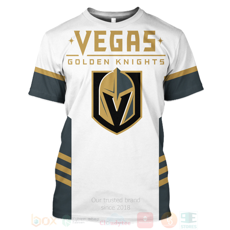 BEST NHL Vegas Golden Knights Team Personalized White Unisex 3D Hoodie, Shirt 6 NHL Vegas Golden Knights Team Personalized White 3D Hoodie Shirt 1 2 3 4 5