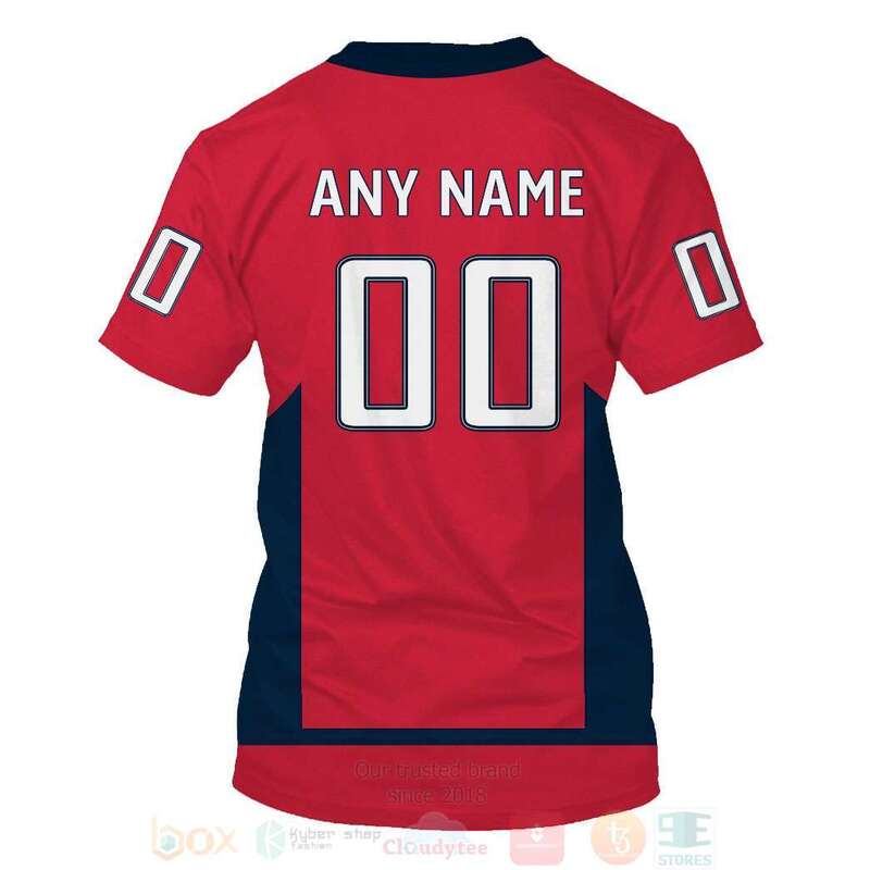 NHL Washington Capitals Personalized 3D Hoodie Shirt 1 2 3 4 5 6 7
