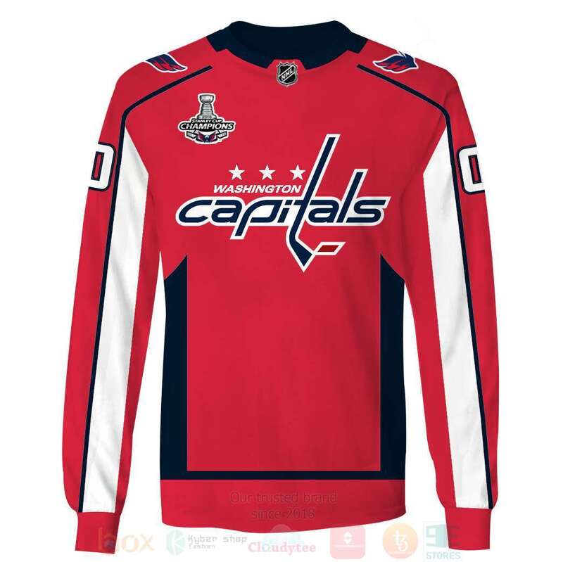 BEST NHL Washington Caps Hatitals Personalized Red Full Printing 3D Hoodie, Shirt 5 NHL Washington Capitals Personalized Red 3D Hoodie Shirt 1 2 3 4
