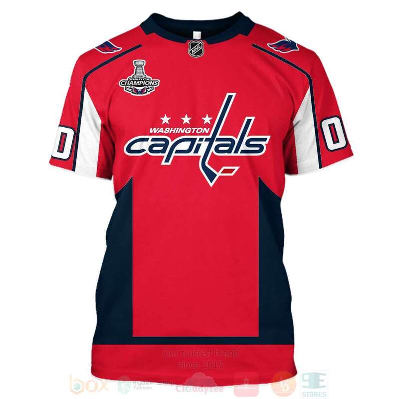 BEST NHL Washington Caps Hatitals Personalized Red Full Printing 3D Hoodie, Shirt 7 NHL Washington Capitals Personalized Red 3D Hoodie Shirt 1 2 3 4 5 6