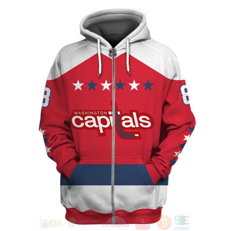 BEST NHL Washington Caps Hatitals Personalized Star Full Printing 3D Hoodie, Shirt 2 NHL Washington Capitals Personalized Star 3D Hoodie Shirt 1