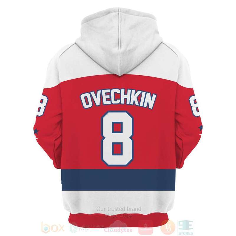 BEST NHL Washington Caps Hatitals Personalized Star Full Printing 3D Hoodie, Shirt 4 NHL Washington Capitals Personalized Star 3D Hoodie Shirt 1 2 3