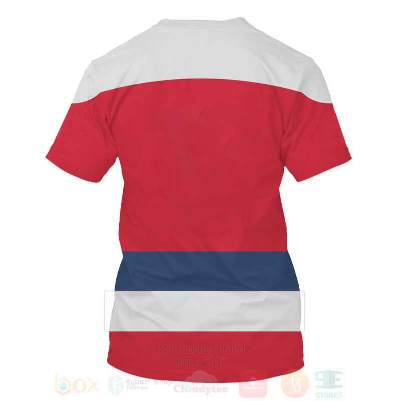 NHL Washington Capitals Team 3D Hoodie Shirt 1 2 3 4 5 6