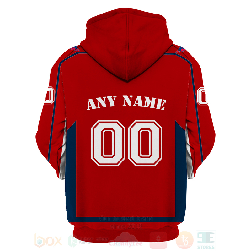 BEST NHL Washington Capitals Team Personalized Red Unisex 3D Hoodie, Shirt 3 NHL Washington Capitals Team Personalized Red 3D Hoodie Shirt 1 2