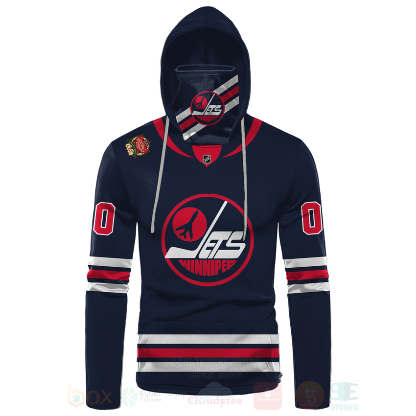 NHL Winnipeg Jets Personalized 3D Hoodie Mask 1