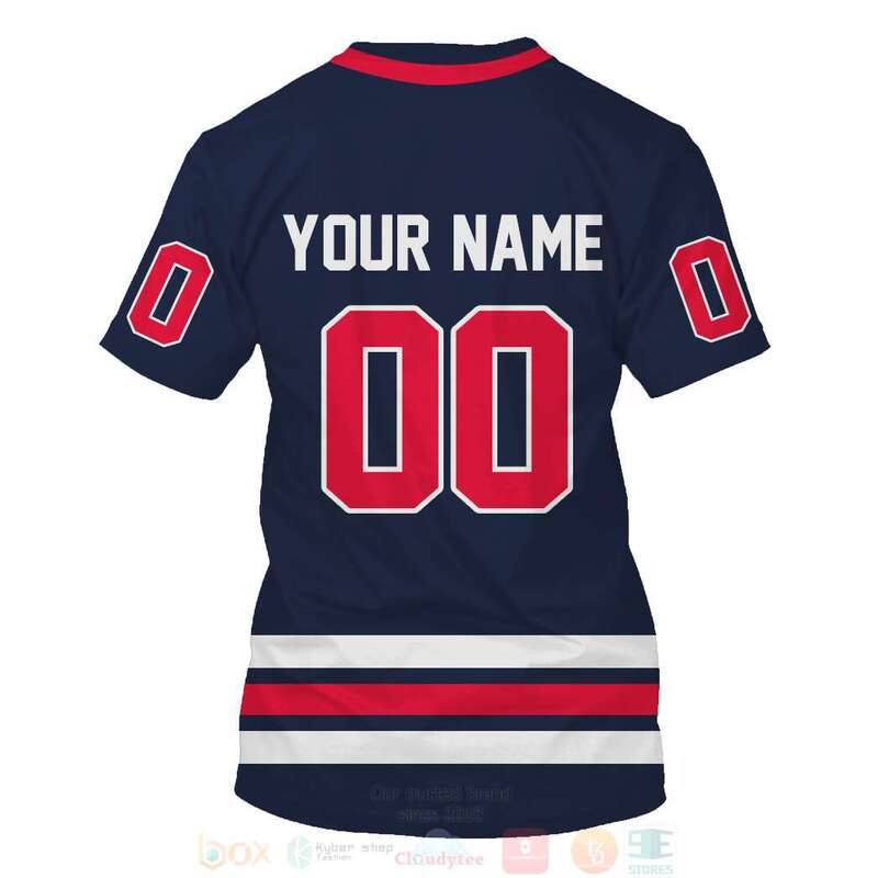 NHL Winnipeg Jets Personalized Navy 3D Hoodie Shirt 1 2 3 4 5 6 7
