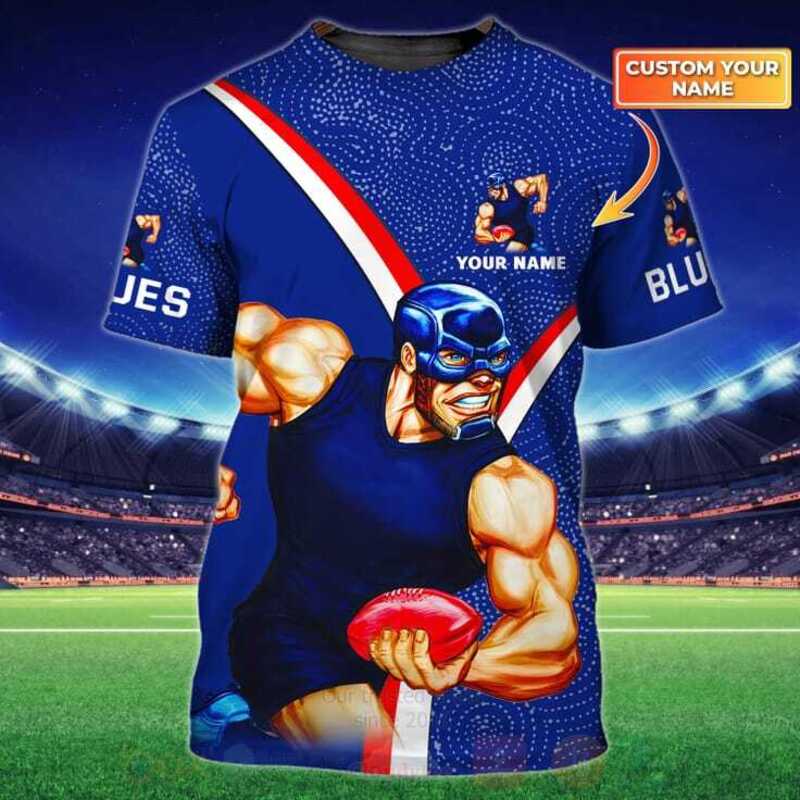 BEST NRL Blues Custom Name 3D Shirt 1 NRL Blues 3D T Shirt
