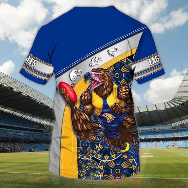BEST NRL Manly Warringah Sea Eagles Custom Name 3D Shirt 4 NRL Manly Warringah Sea Eagles 3D T Shirt