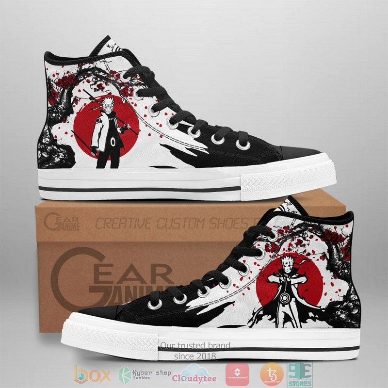 NRT Uzumaki Bijuu NRT Japan Style High Top Canvas Shoes 9 NRT Uzumaki Bijuu NRT Japan Style High Top Canvas Shoes