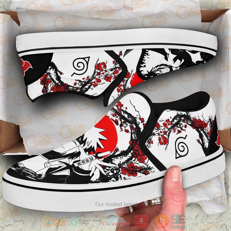 Namikaze Minato Japan Blossom Anime Slip On Shoes 1