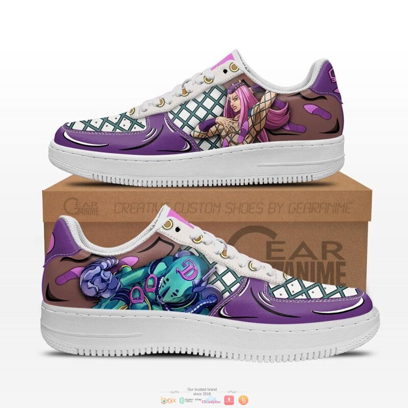 Narciso Anasui Anime JoJos Bizarre Adventure Nike Air Force Shoes